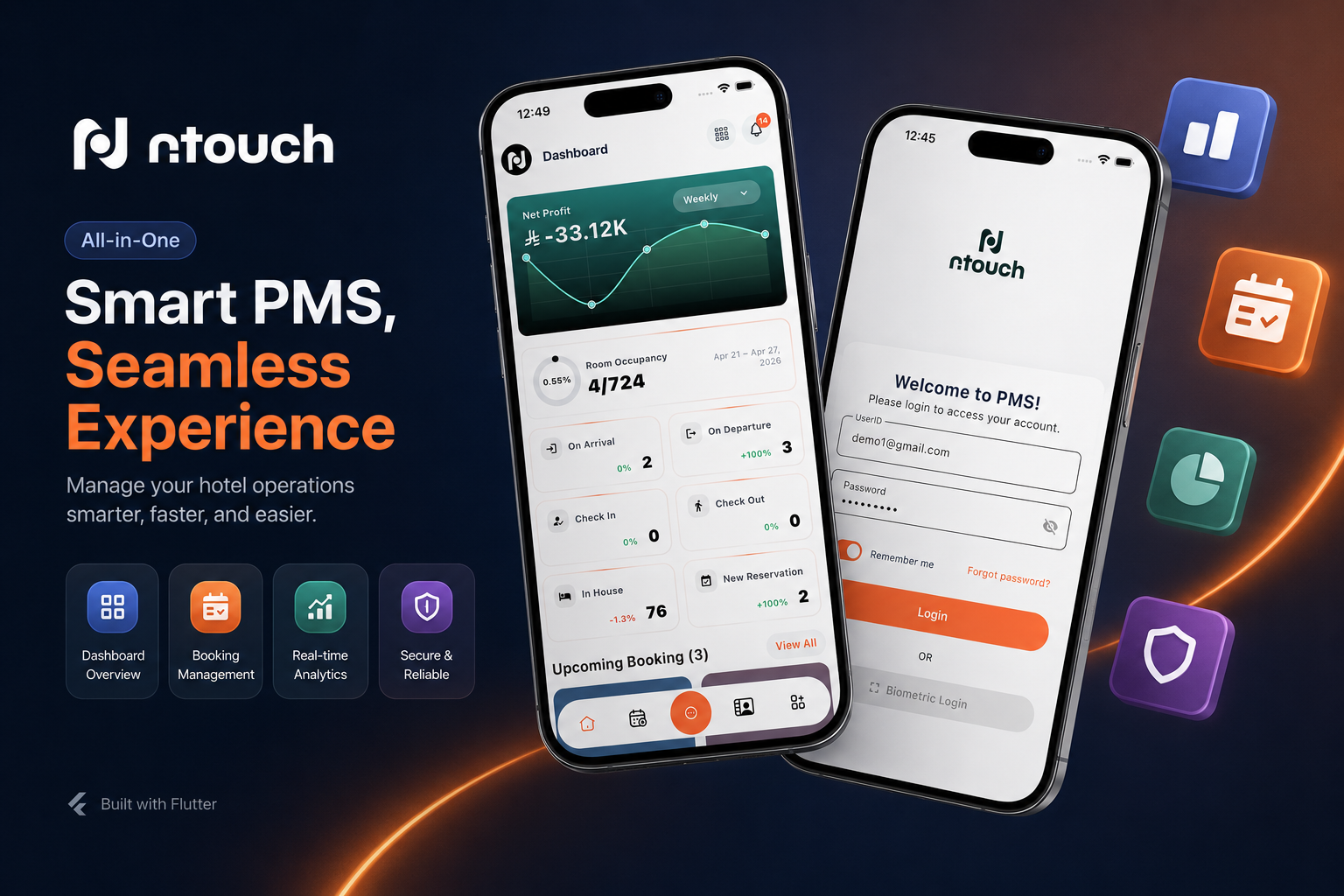 nTouch app screenshot